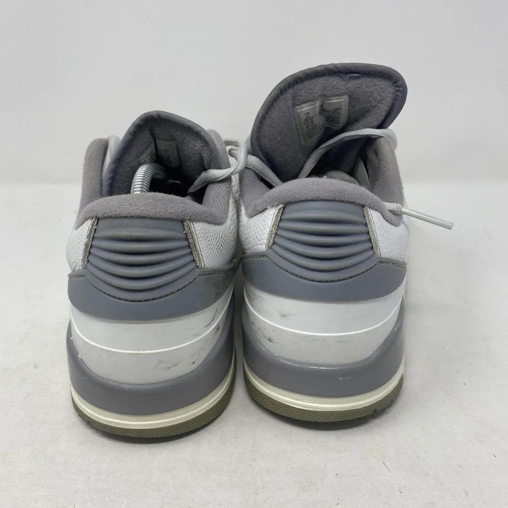 Jordan 2 Retro Low Python White Grey Sneakers FD0383-101 Mens 11